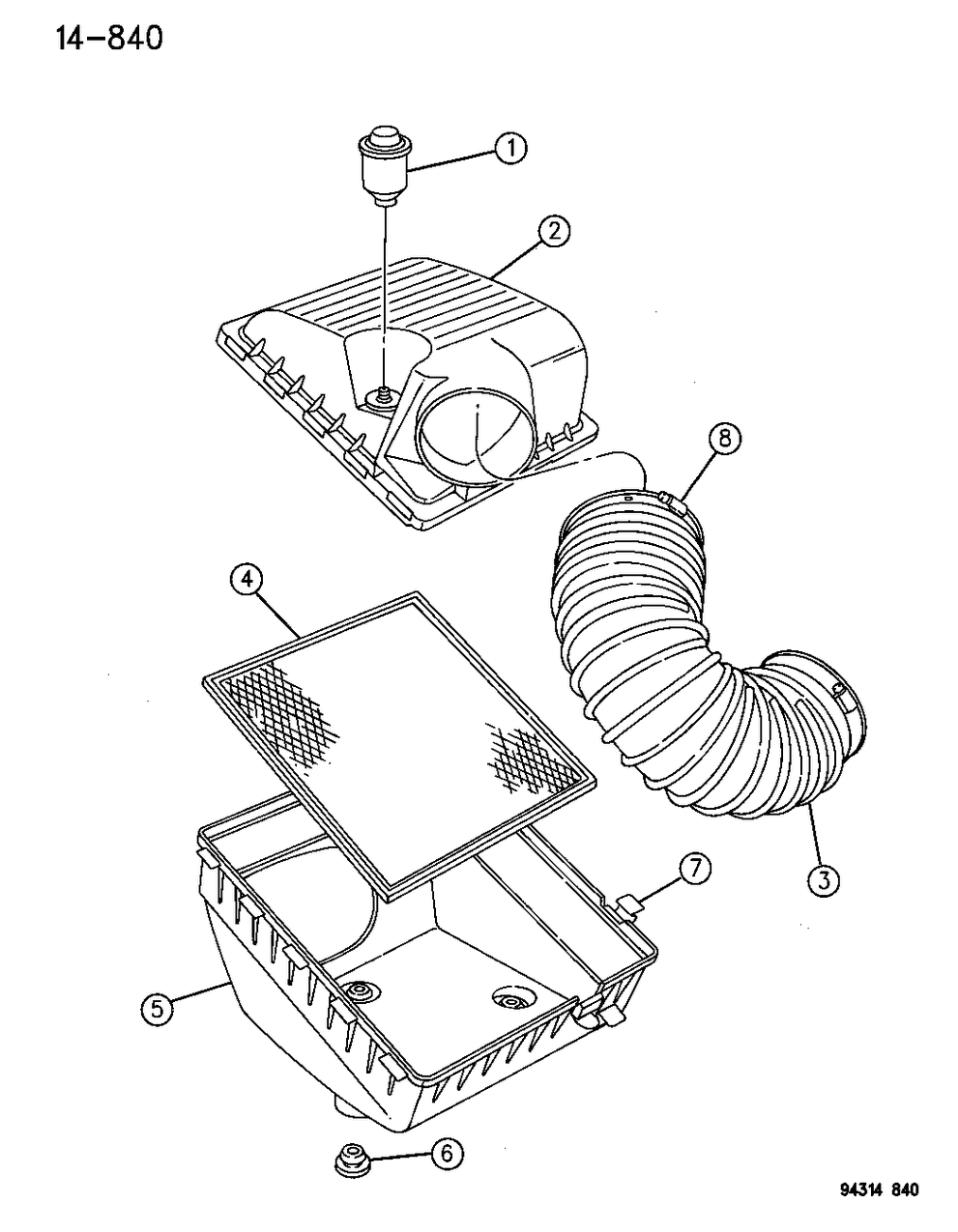 Mopar 4864443 Sensor Air Restriction Ind