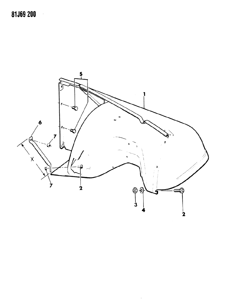 Mopar J5758969 Fender-Assembly