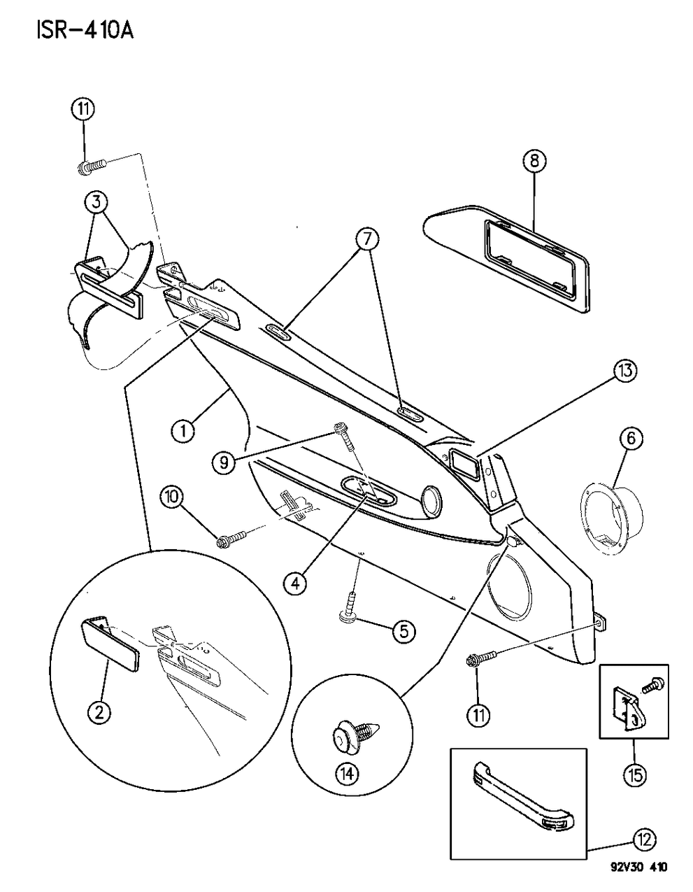 Mopar EJ02LX9 Cup-Dr Trim Panel