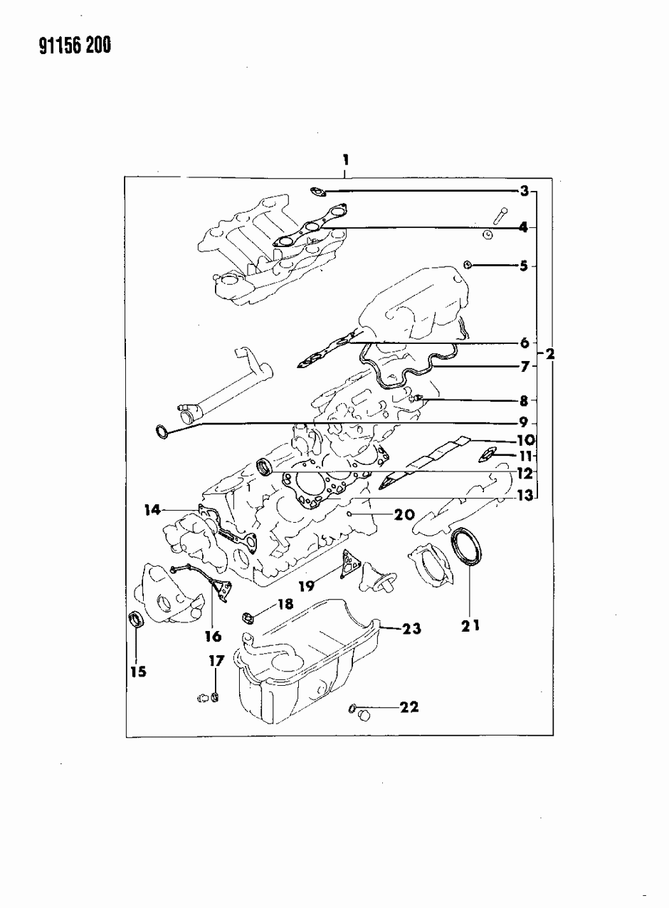 Mopar MD997494 Gasket Pkg-Engine Overhaul