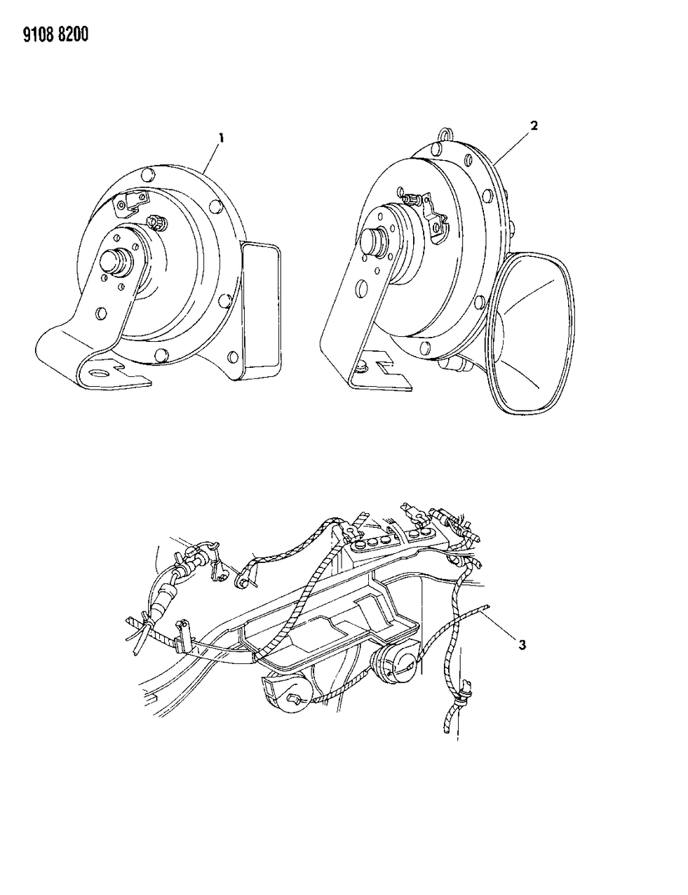 Mopar 4311142 Plate-Horn Backing