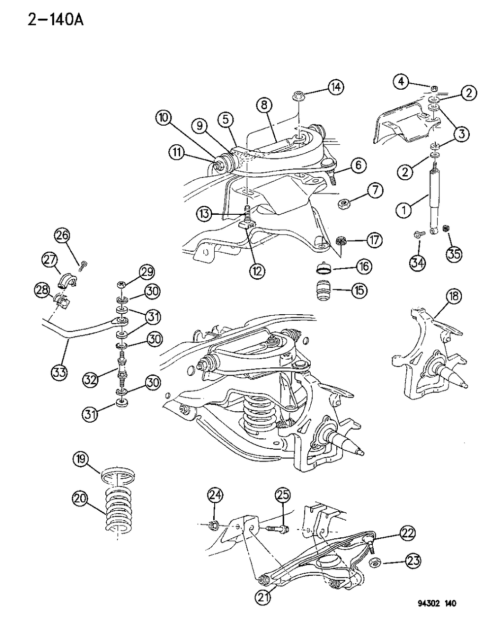 Mopar 52039072 Front Coil Spring