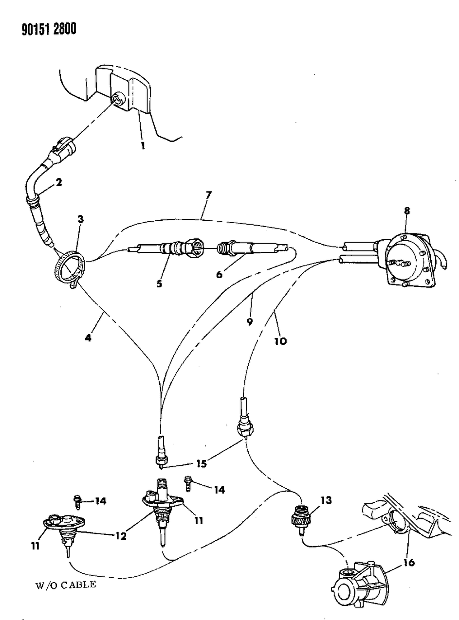 Mopar 5227897 Sensor-Assembly-Distance-In Line