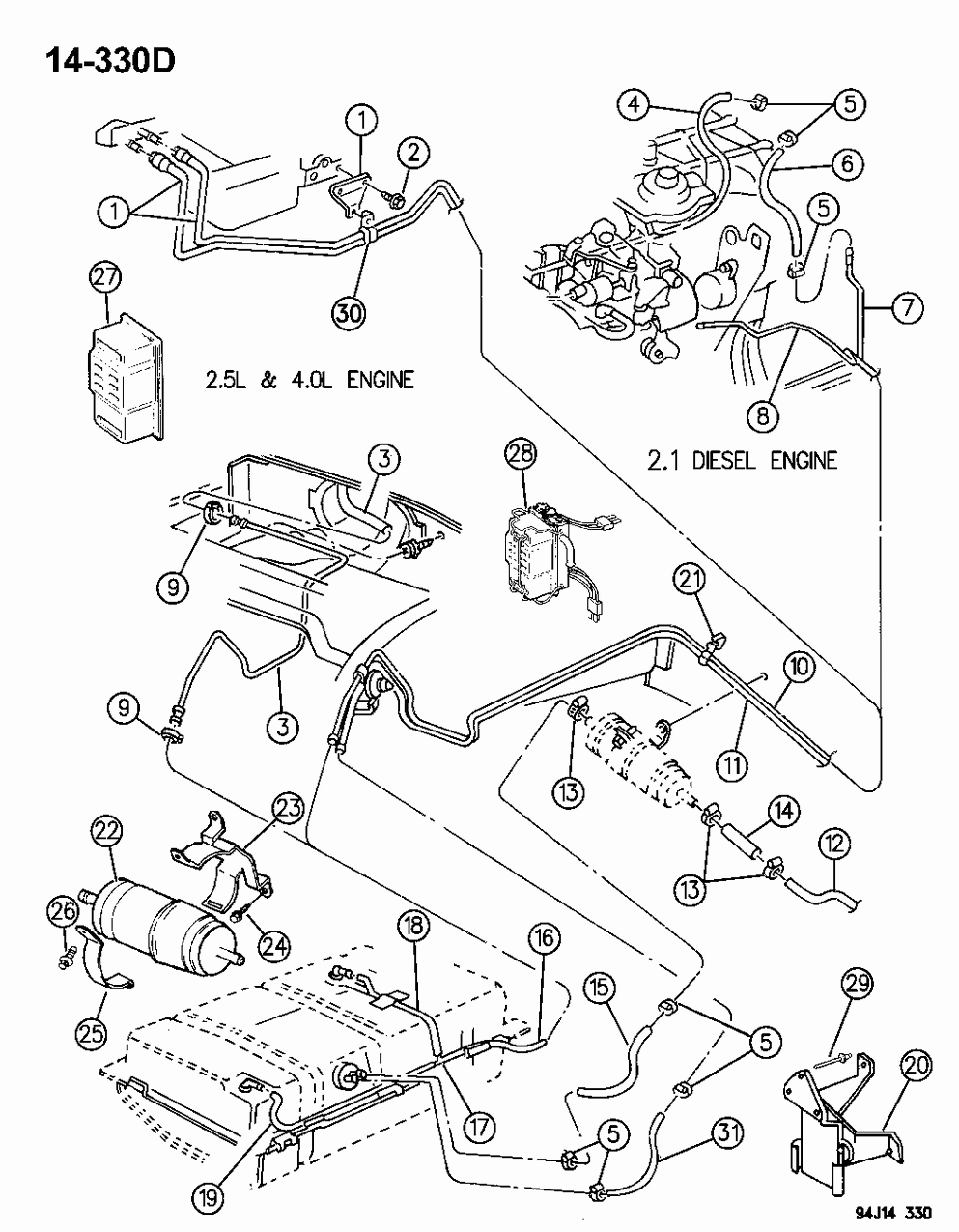 Mopar 83501902 Filter-Fuel Fuel Filter