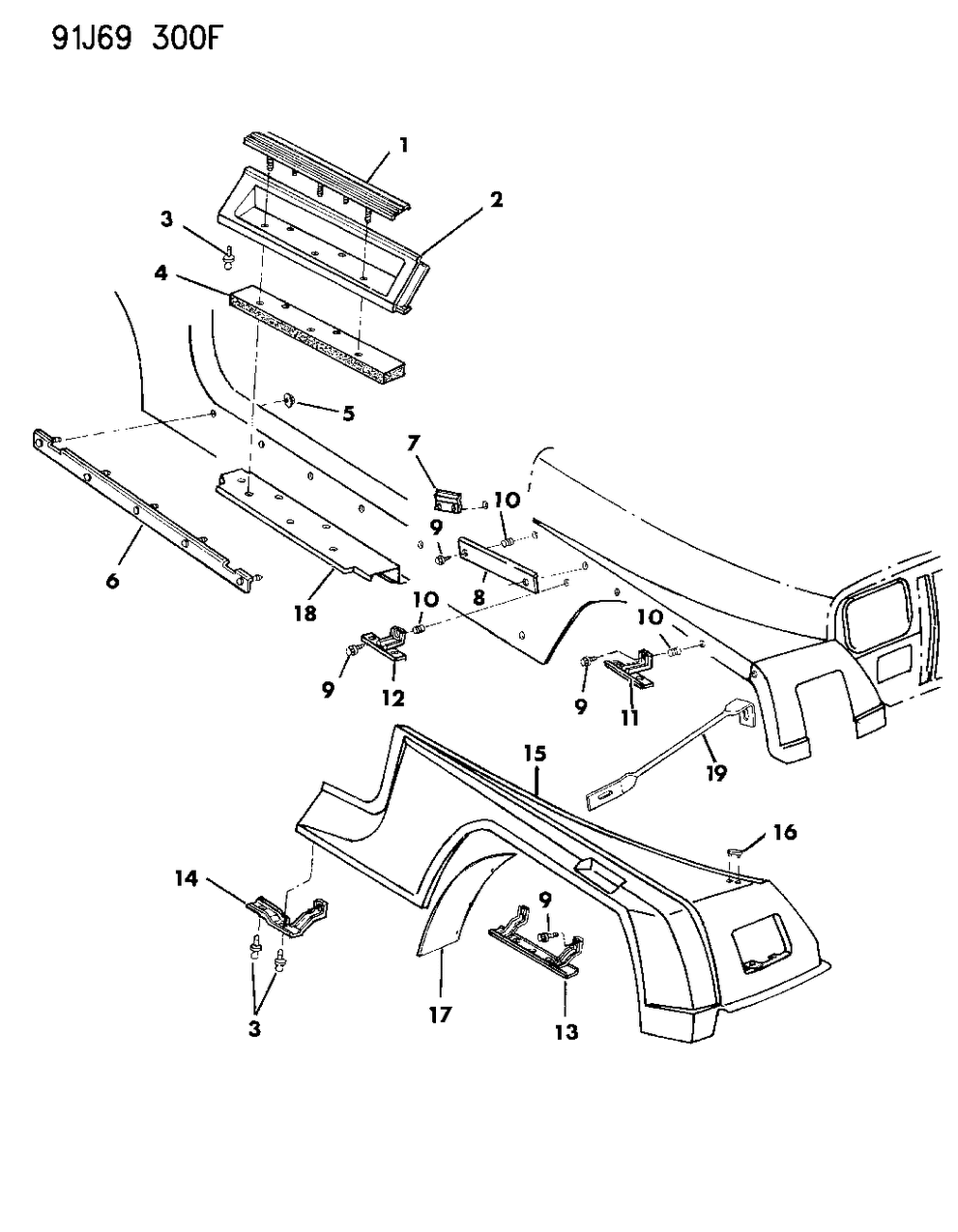 Mopar 83507250 Panel, Front Fender Extension , Right