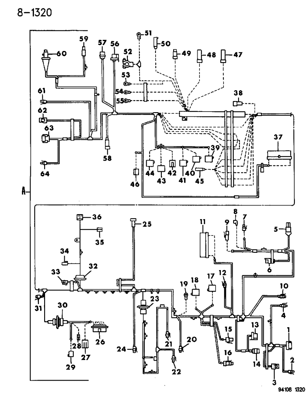 Mopar 2230985 Wiring Lead W/BOOT