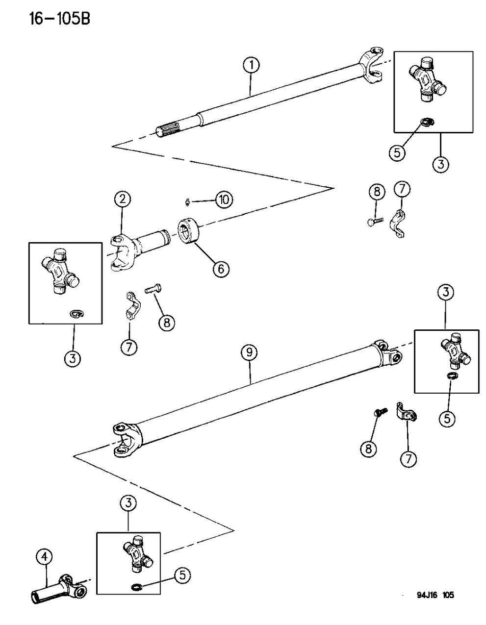 Mopar 52088027 Shaft Front