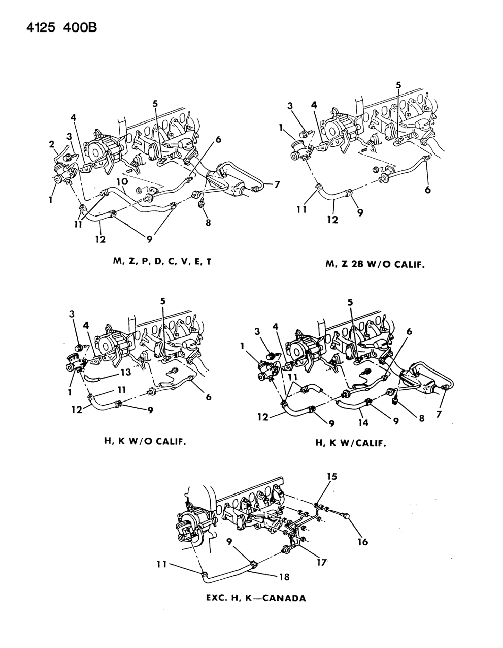 Mopar 4307802 Tube Comb Val