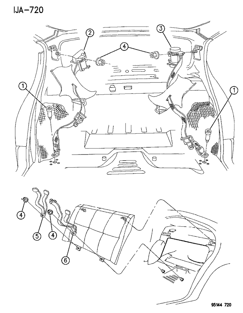 Mopar HX84RX9 SEATBELT Rear OUTBOARD Right