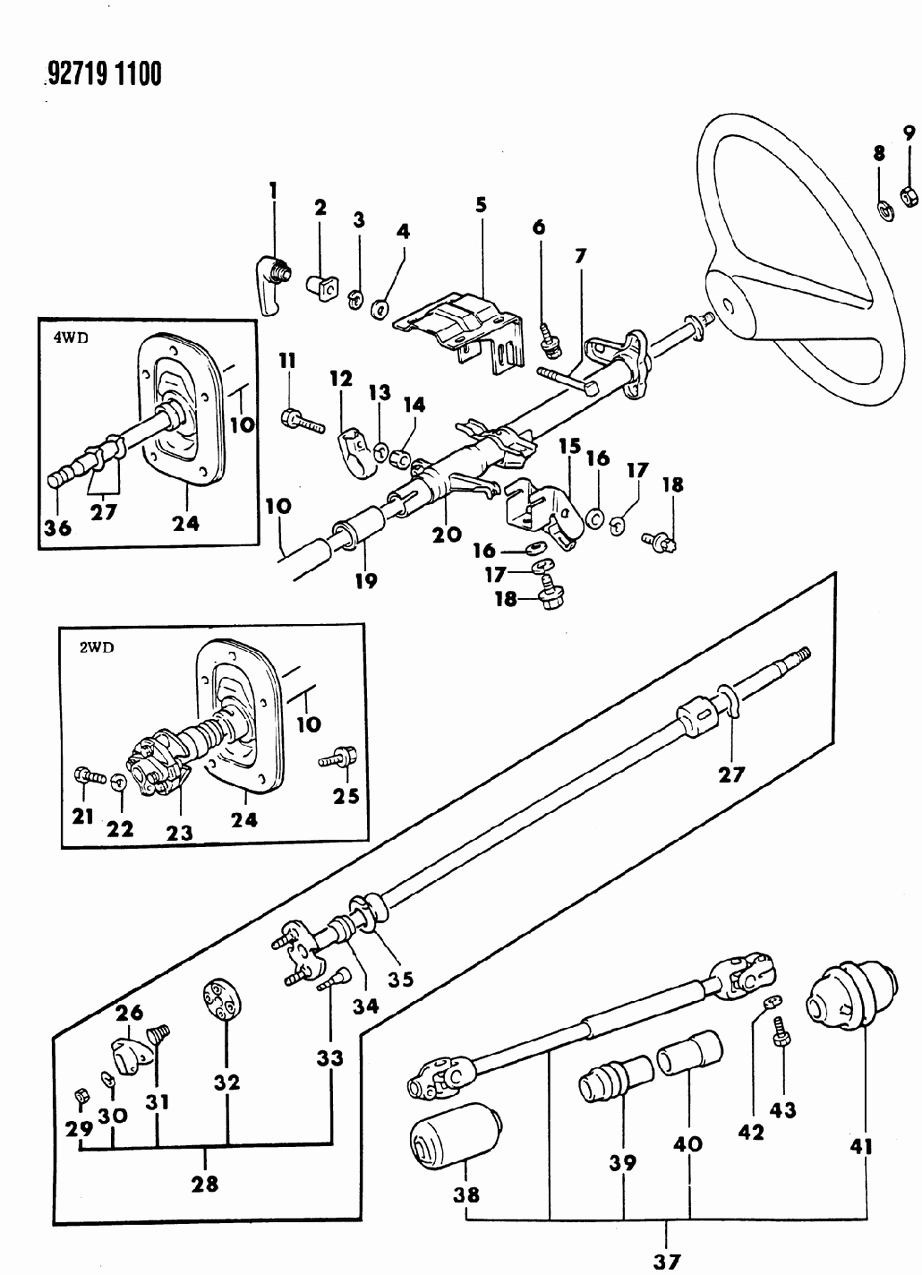 Mopar MB527170 Joint Kit,Steering S