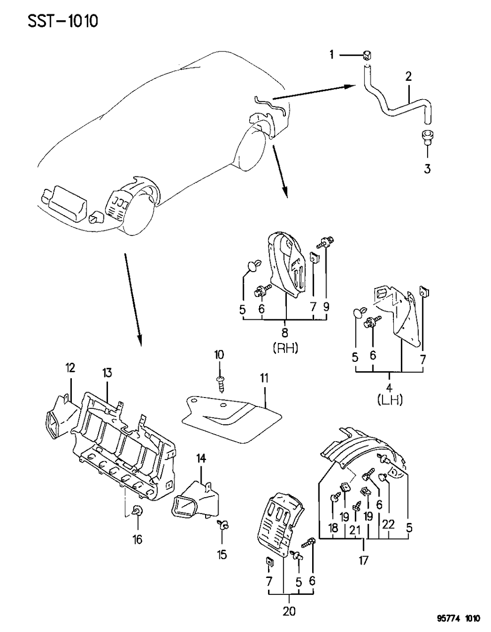 Mopar MR124477 Extension