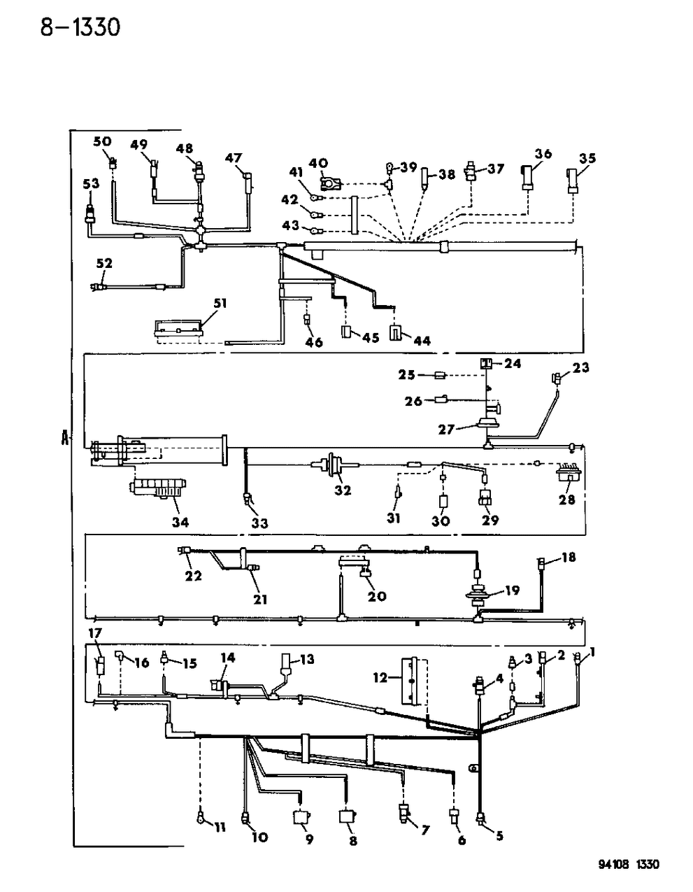 Mopar 4671251 Wiring-Head Lamp & Dash