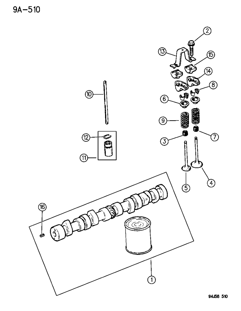 Mopar 53006646 Engine Camshaft