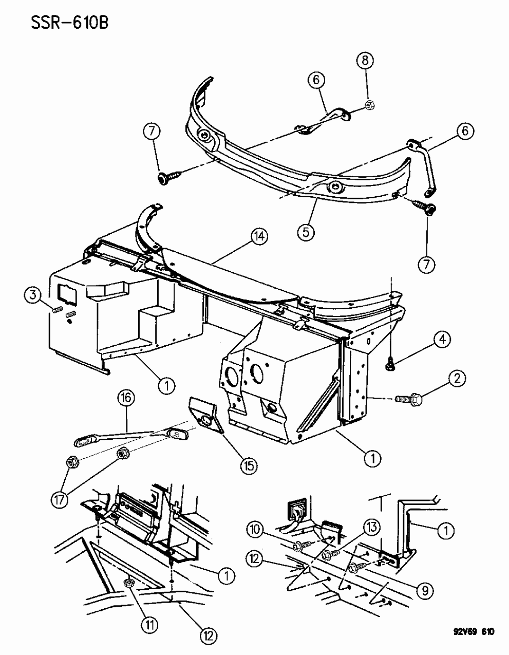 Mopar 6101089 Screw-HEXAGON Head