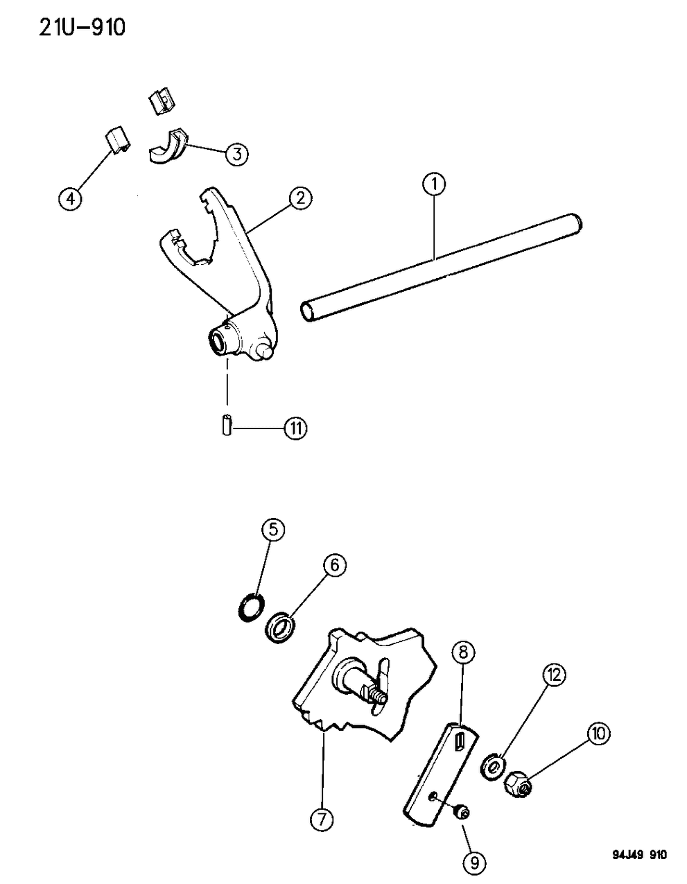 Mopar 4864783 Fork T/C Shift