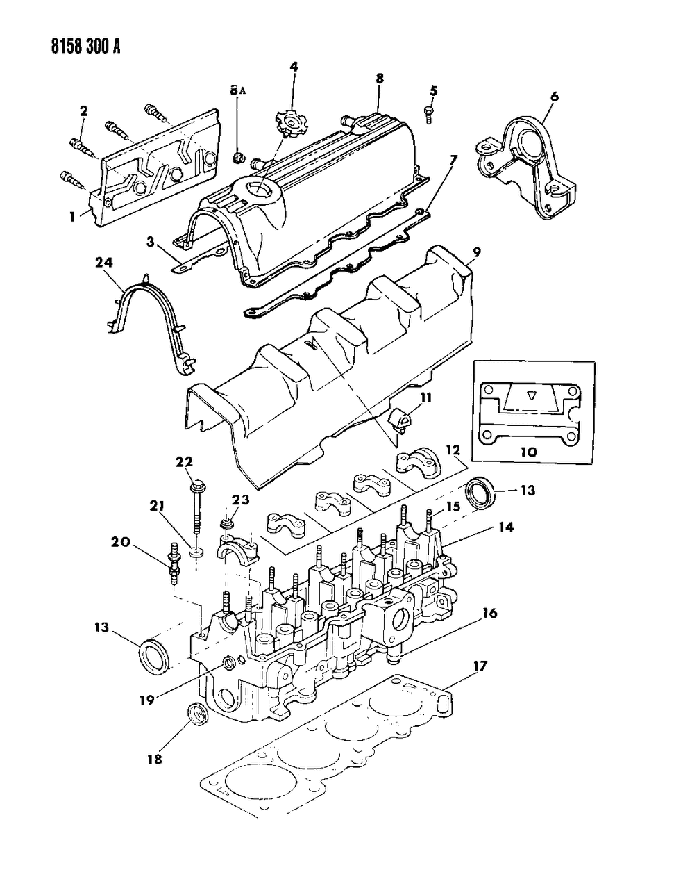 Mopar 4315875 Cover-Cylinder Head&Oil Separator