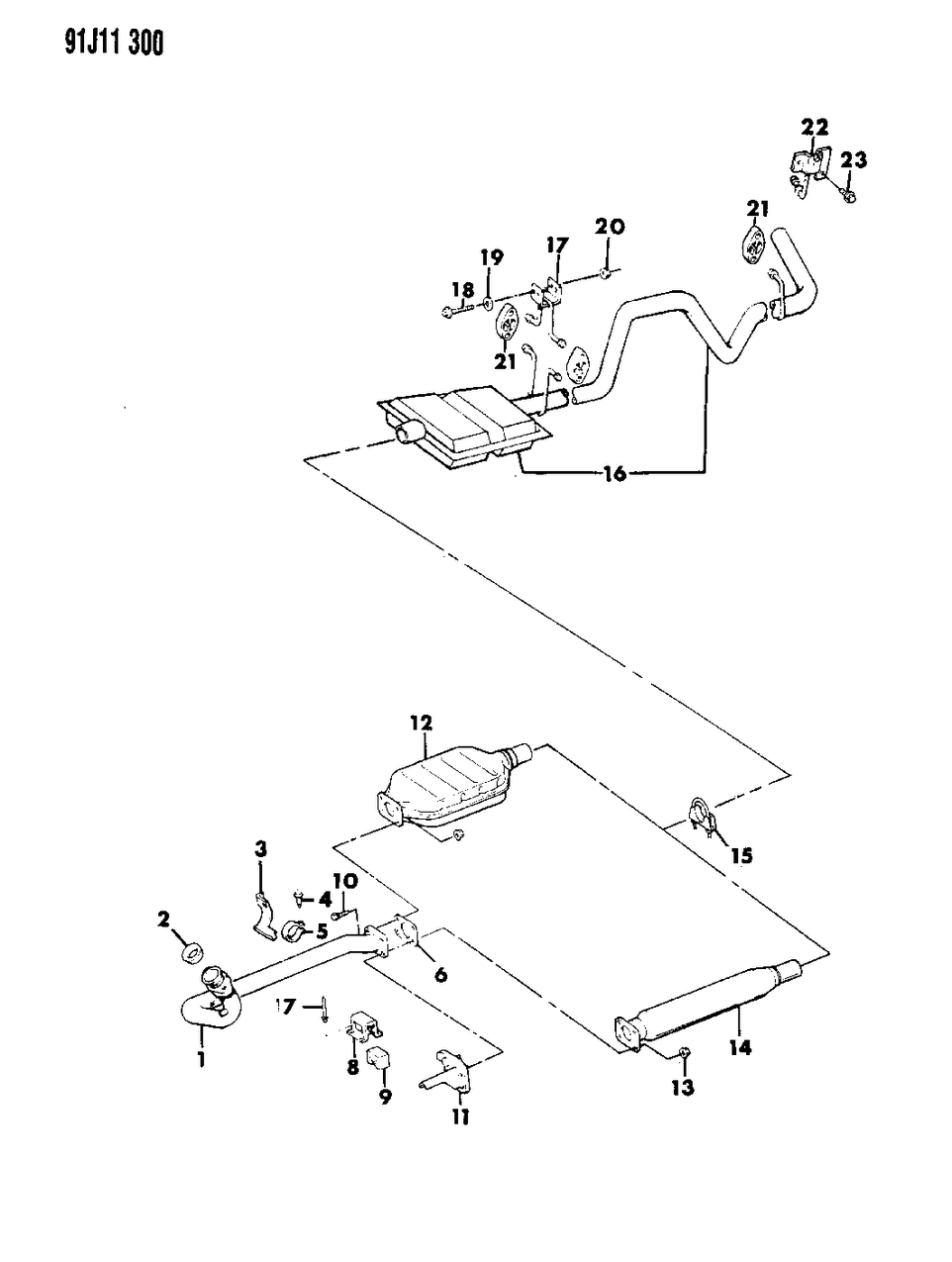 Mopar E0044626 Exhaust Pipe