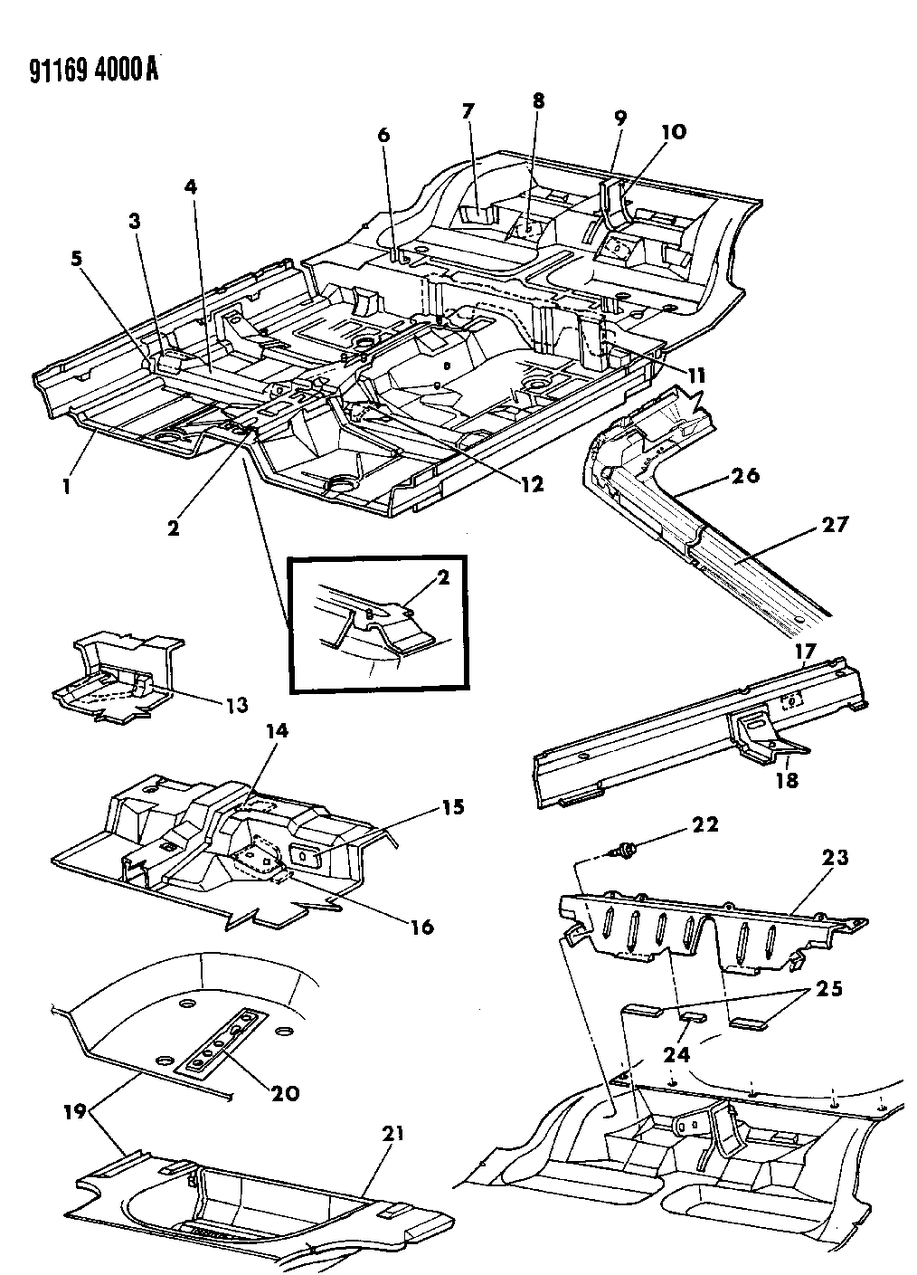 Mopar 4512754 Panel Body Side SILL Outer S