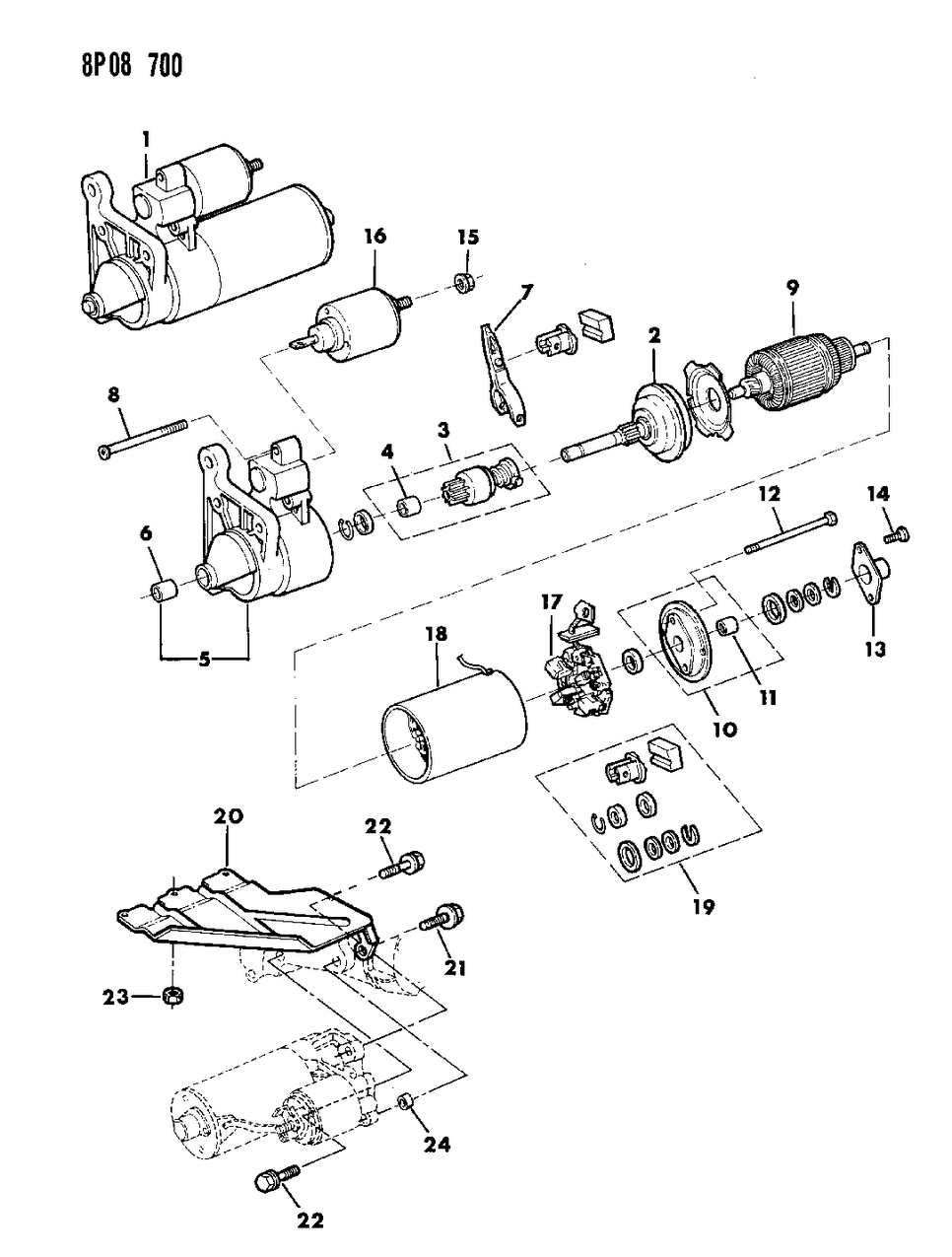 Mopar 33004180 Starter Motor