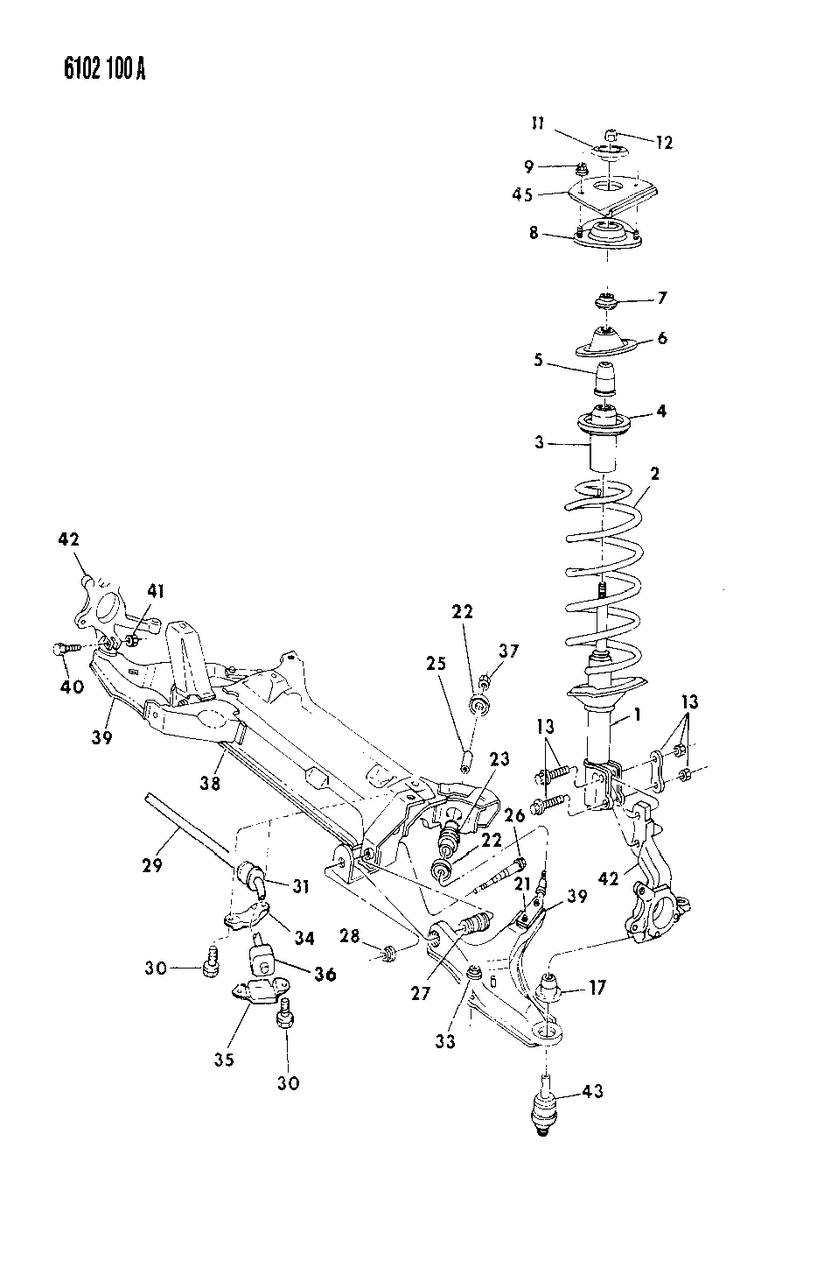 Mopar 4322151 BUSHING SWAY ELLIM To C