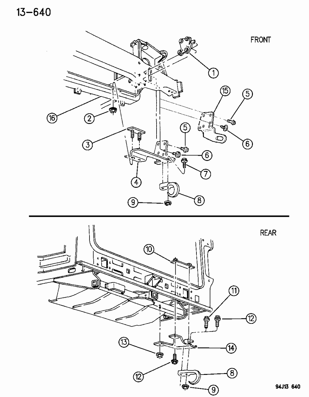 Mopar 52057763 Plate-REINF Tow Hook Front W/TOW