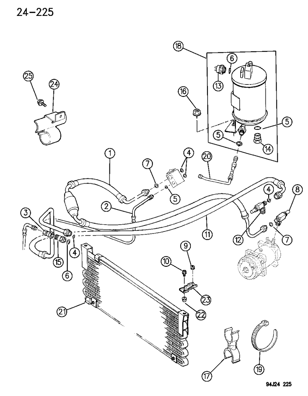 Mopar 4796072 Switch-A/C Low Pressure Cut Off