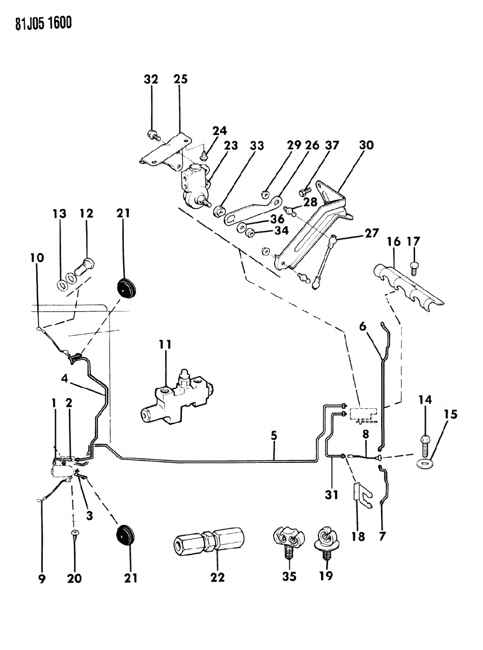 Mopar 52000168 Tube Brake