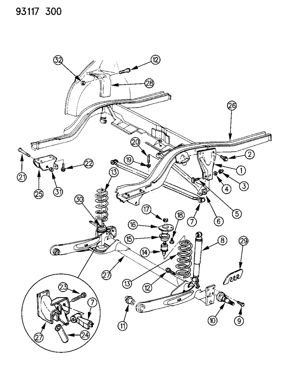 Mopar 4684777 Shock Absorber & Bushing Package