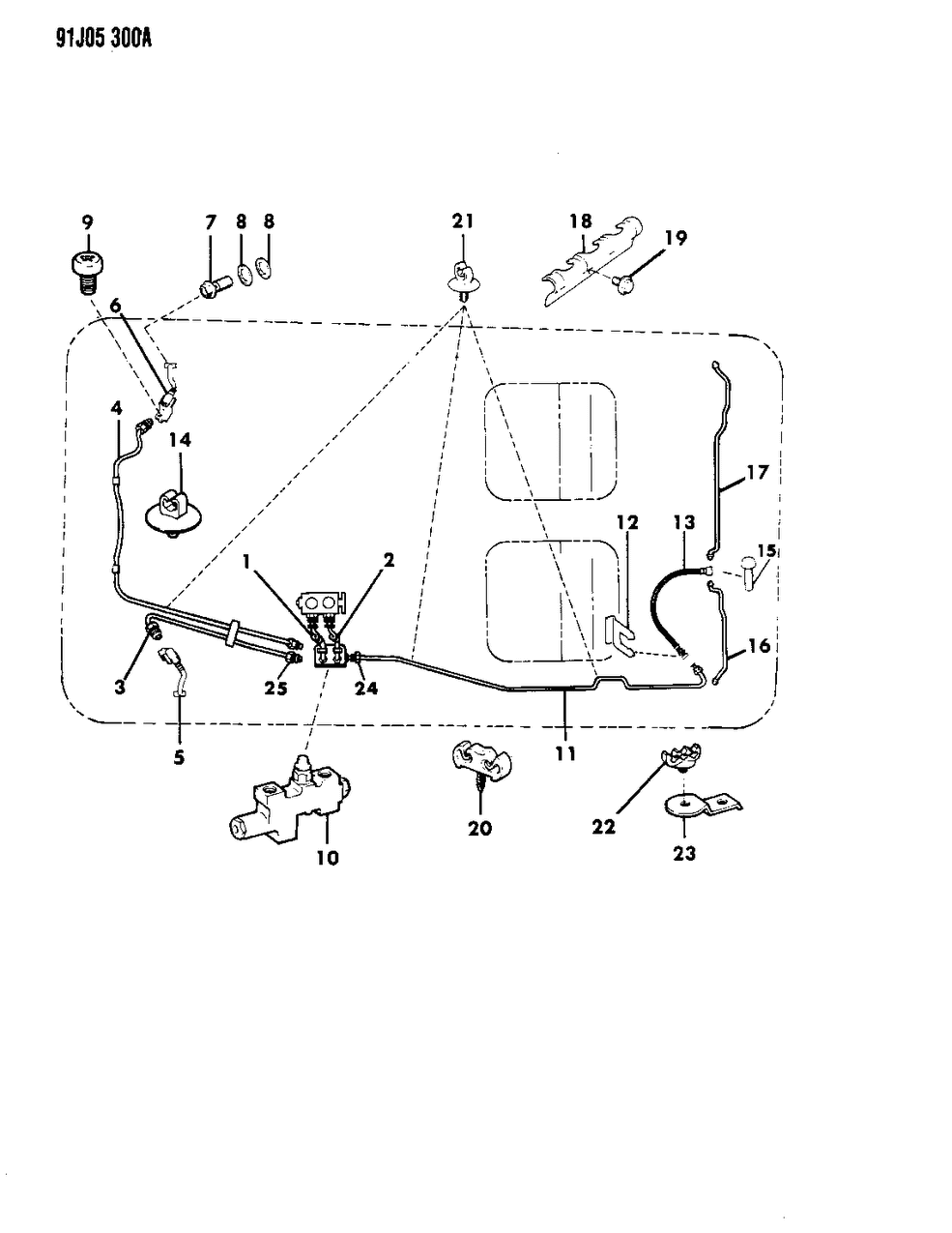 Mopar 52006473 Hose-Front Disc Brake Left