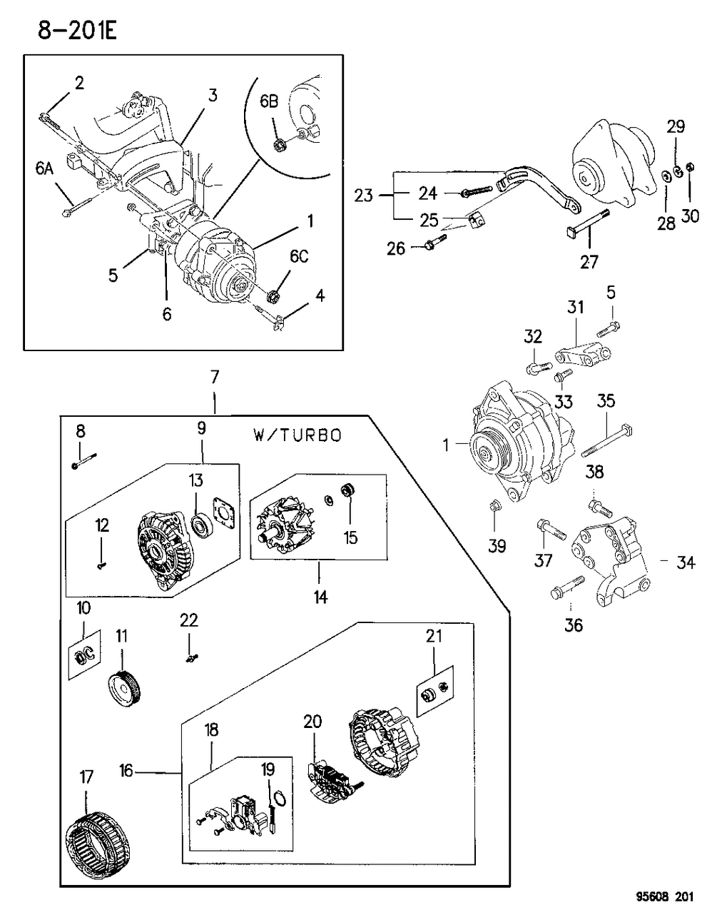 Mopar MD133152 Nut-ALTERNATOR