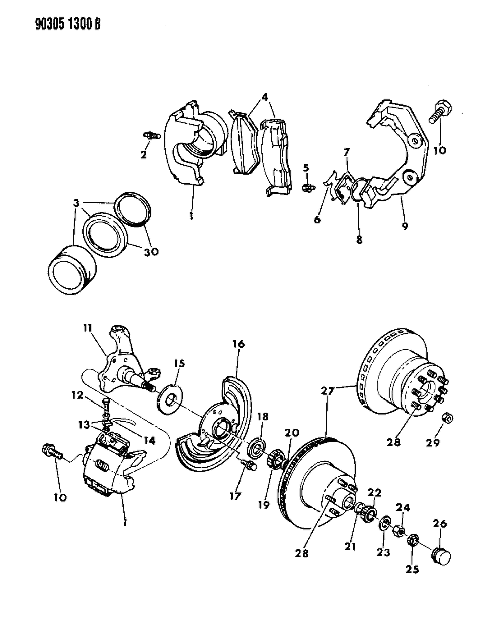 Mopar 4428063 Disc Brake Rotor Front, Rear