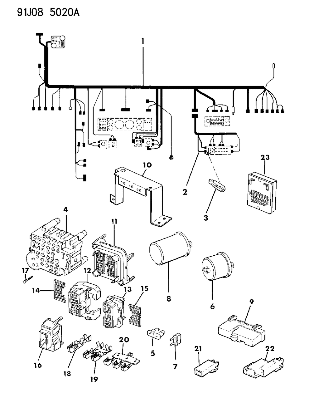 Mopar 56017680 Fuse Panel