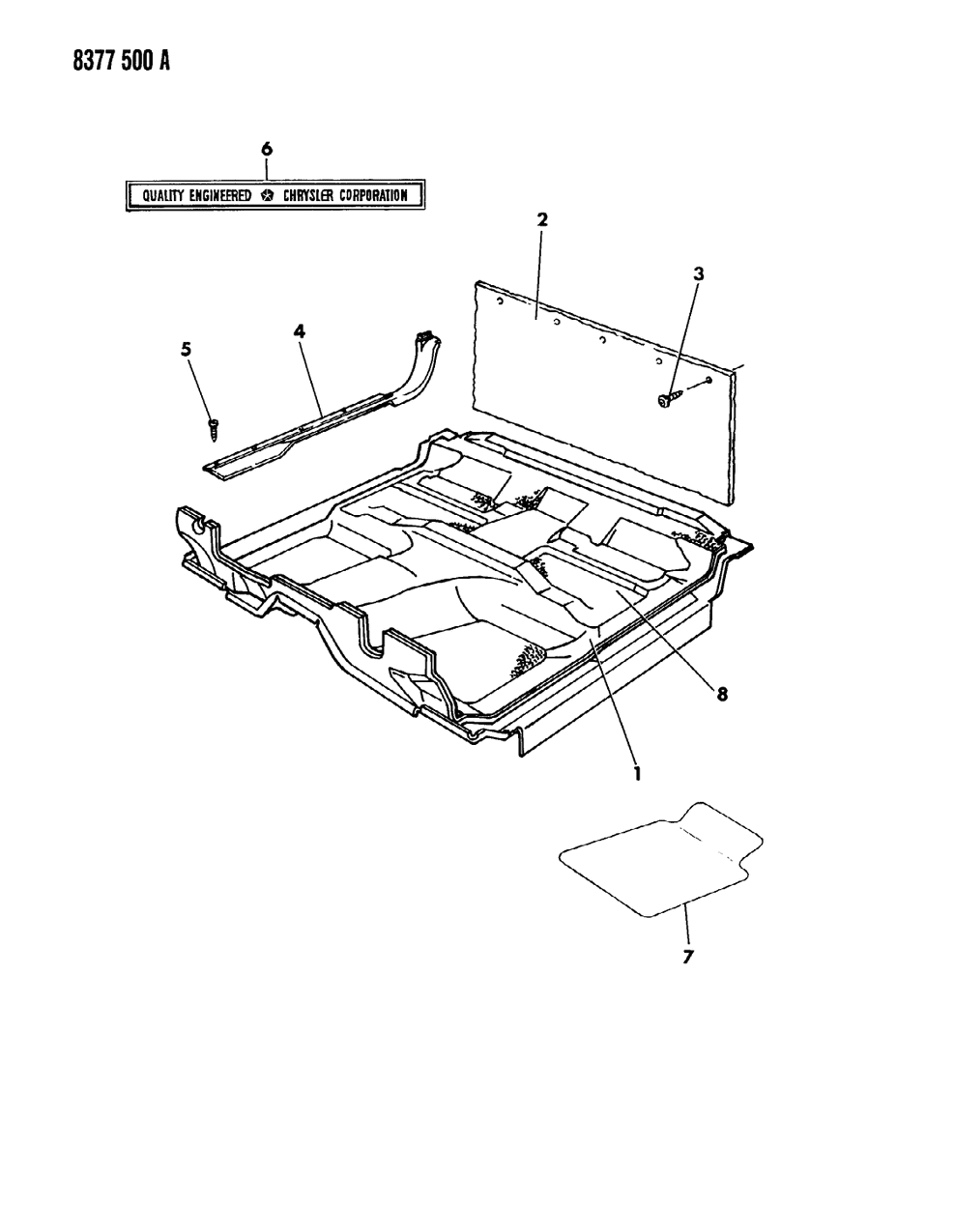 Mopar F378EK1 Plate, Scuff