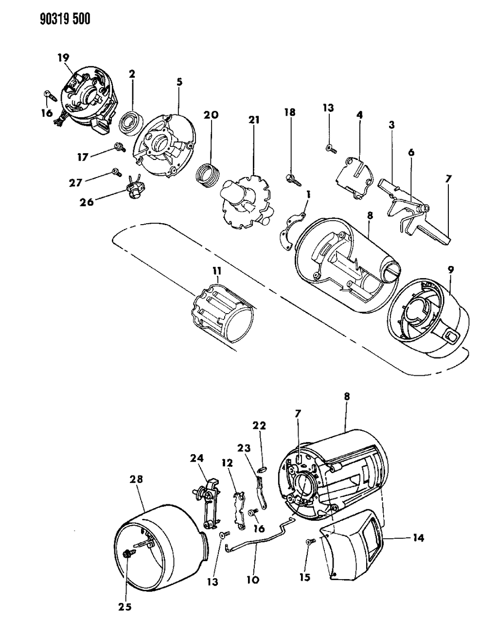 Mopar 4147384 ACTUATOR Ignition Sw