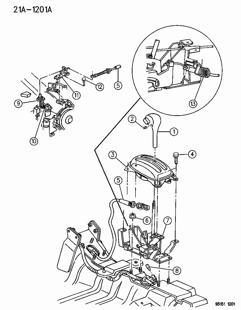 Mopar 4641200 Cable-Ignition INTERLOCK