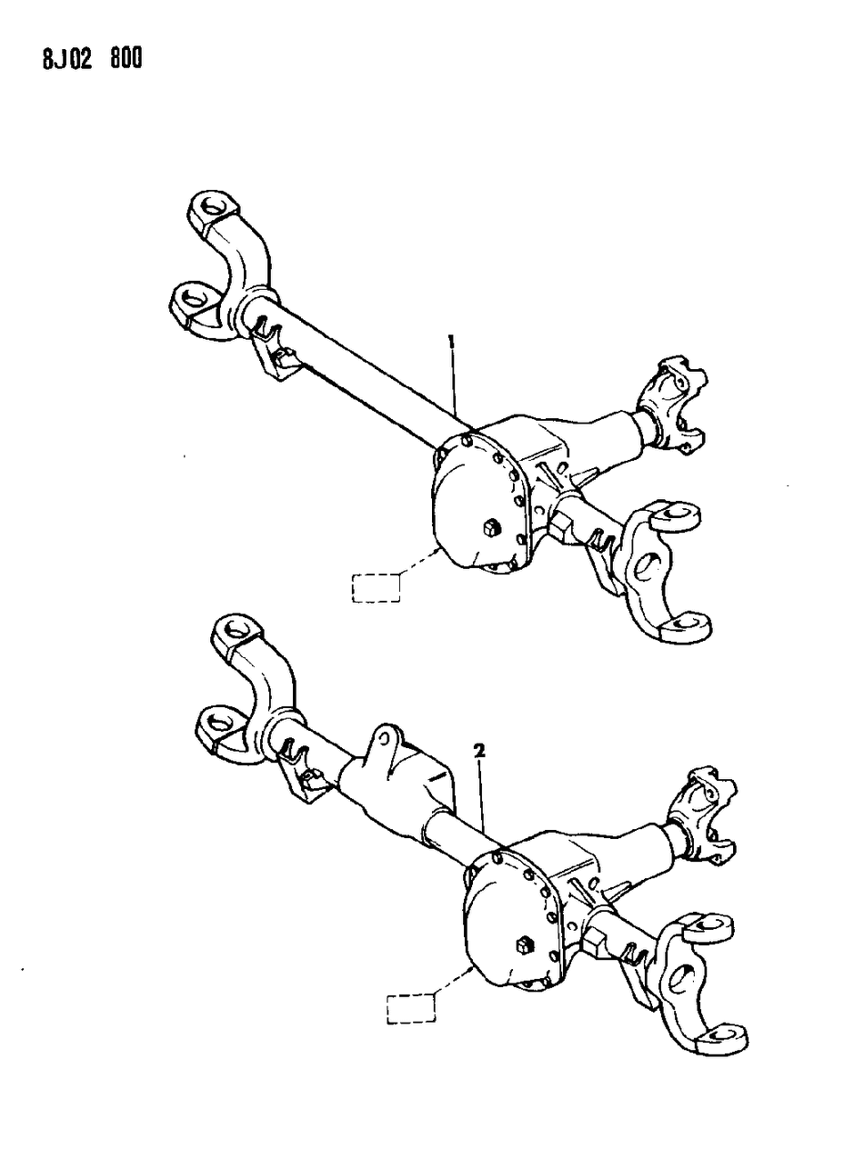 Mopar 83503046 Axle-Assembly Front