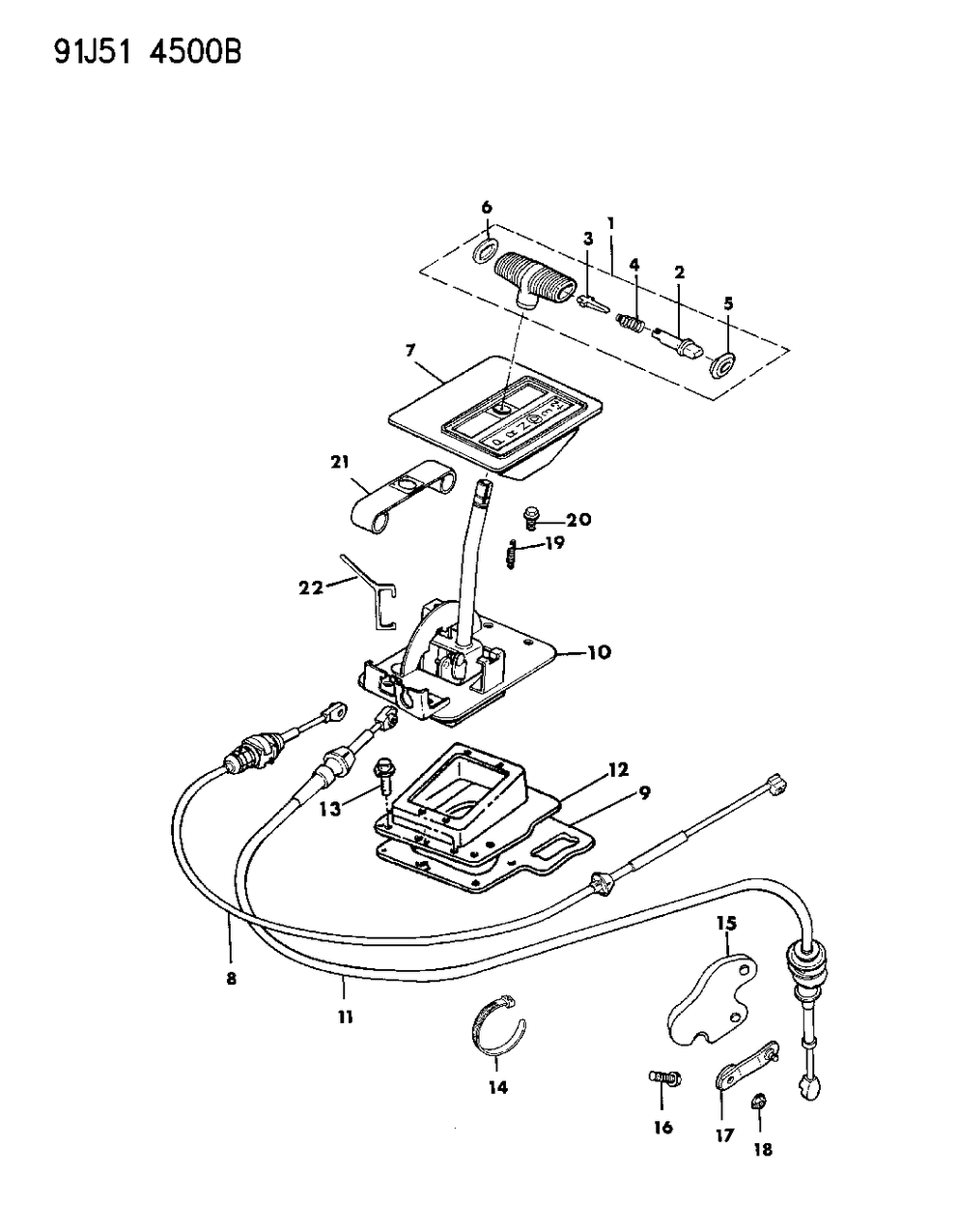 Mopar 52078382 Lever Assembly-Auto FLR Shift