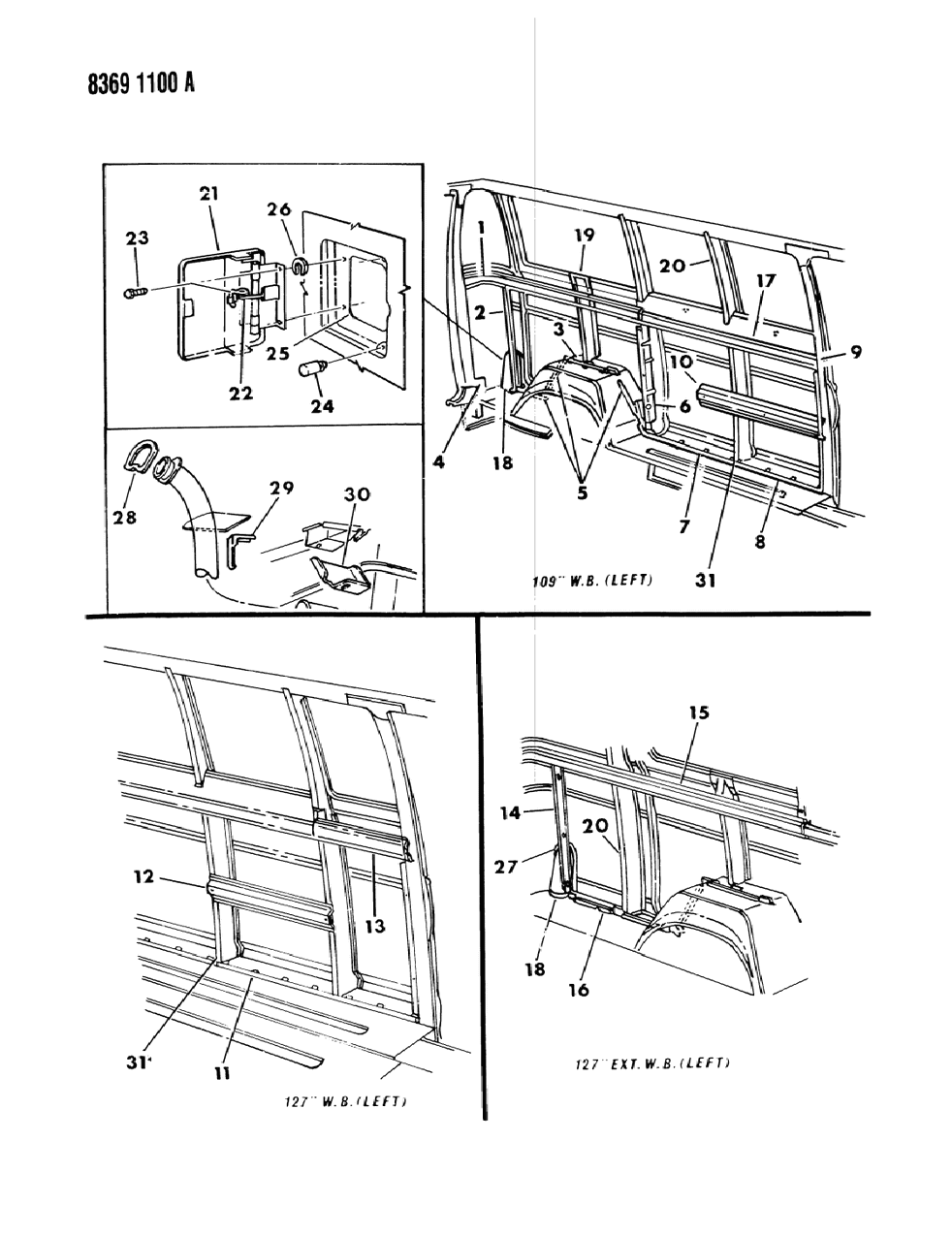 Mopar 4081421 REINFMNT-WHEELHOUSE STRAINER