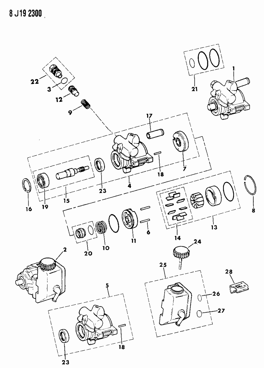83503495 - Genuine Mopar Reservoir-Power Steering Pump