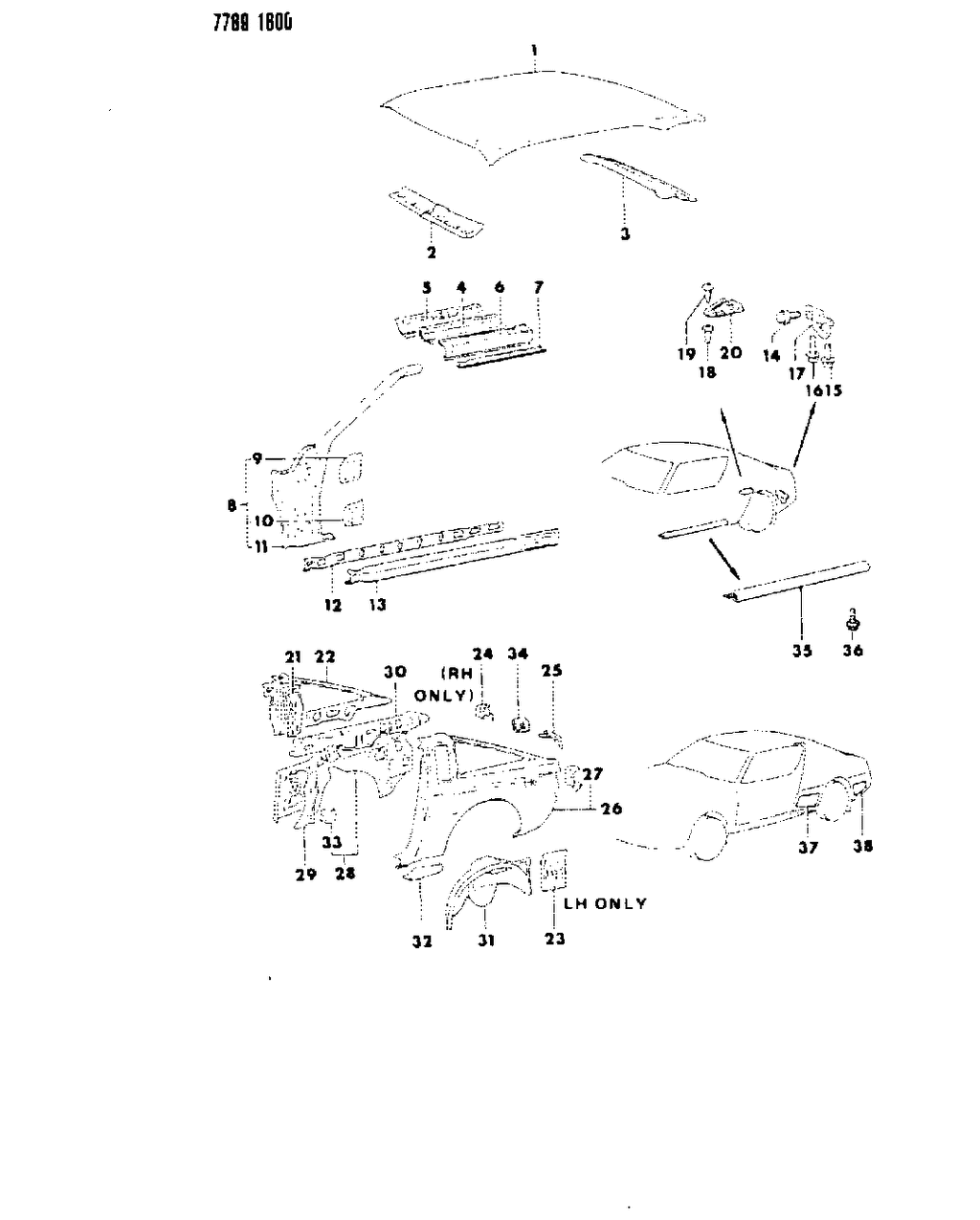 Mopar MB296029 Bolt-Seat