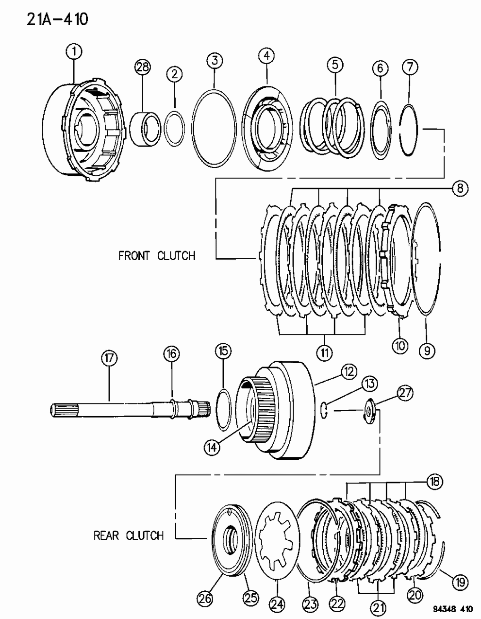 Mopar 4617159 BUSHING-Rear Clutch