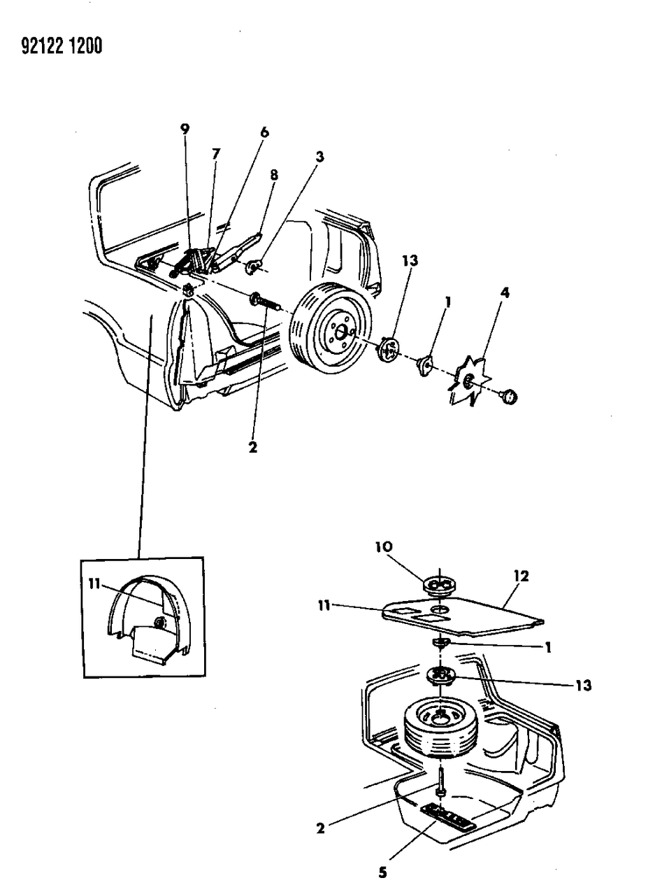 Mopar 5253842 Jack Asm Scissors