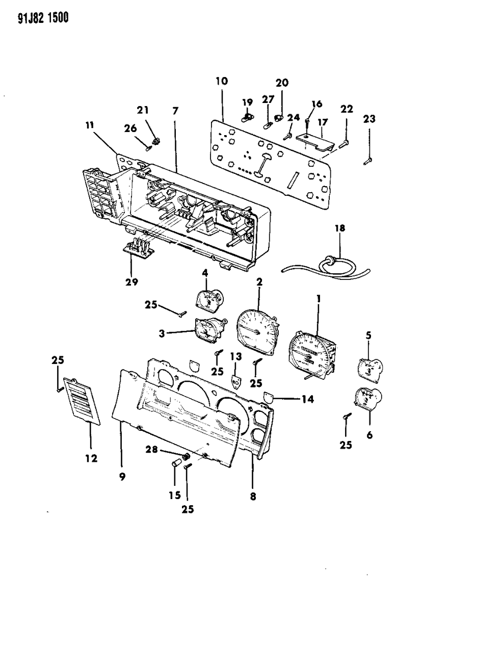 Mopar 83505414 Gauge 12VOLT