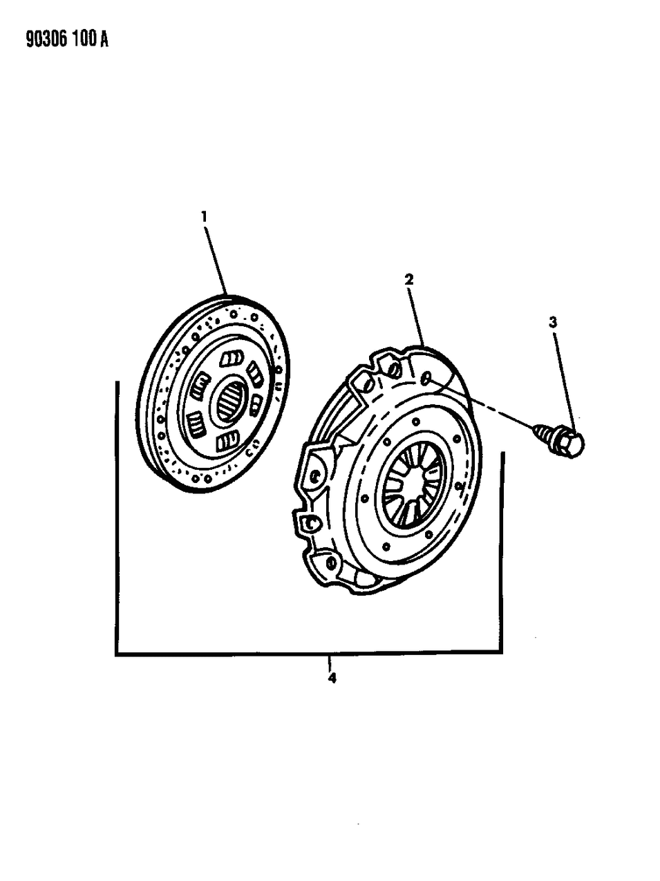 Mopar 4636924 Clutch Pkg Pres PLT & Disc