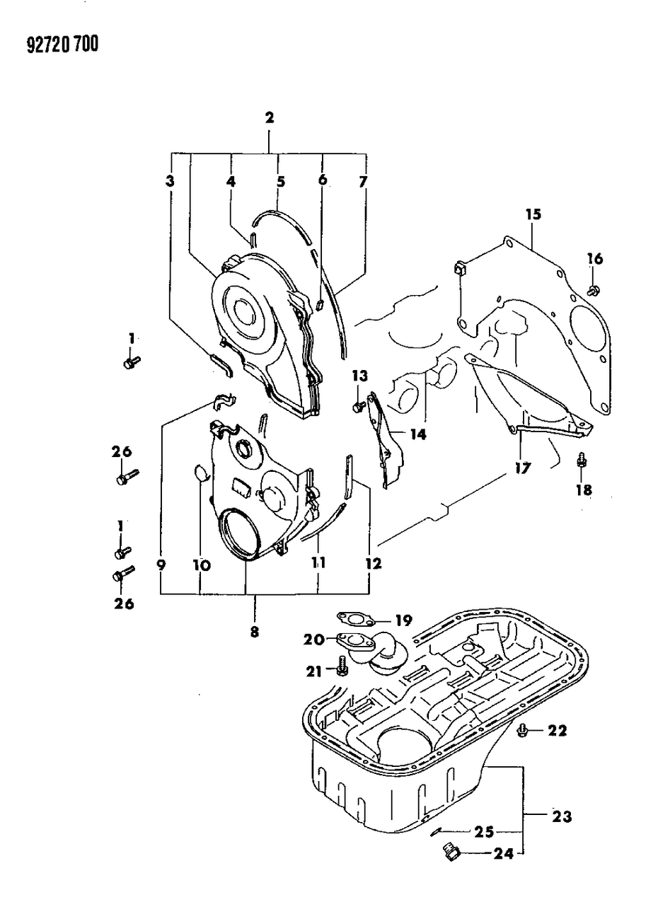 Mopar MD188300 Pan Engine