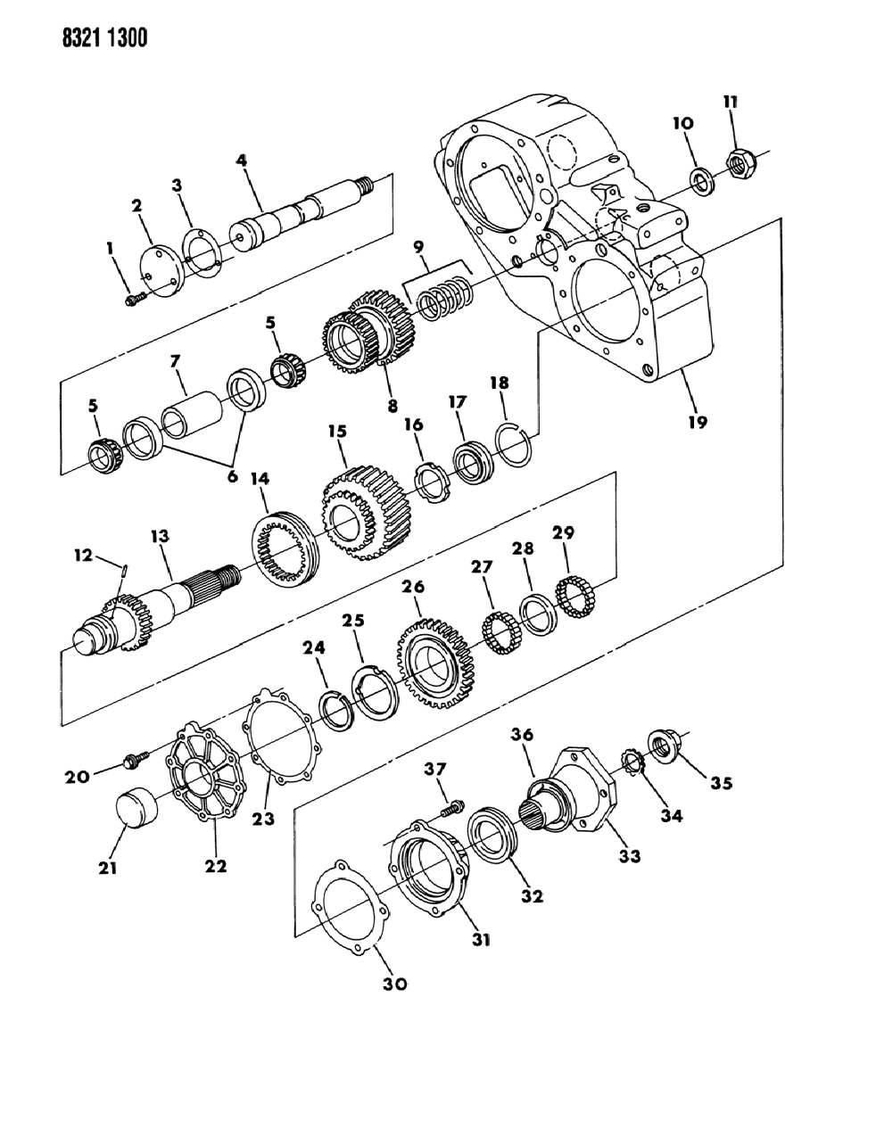 Mopar 4167727 Retainer, Front Output Shaft Bearing