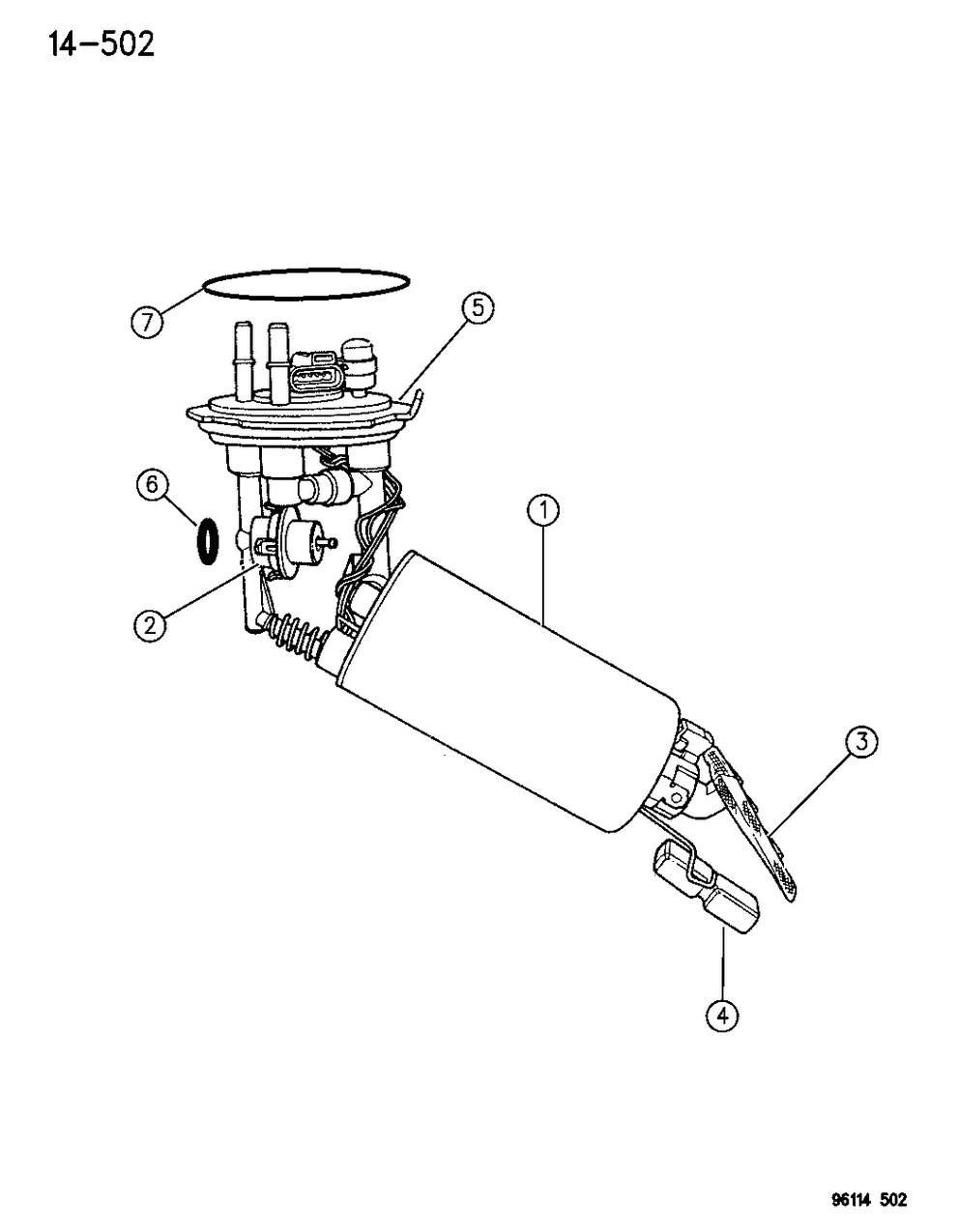 Mopar 4864035 Original Fuel Pump Assembly