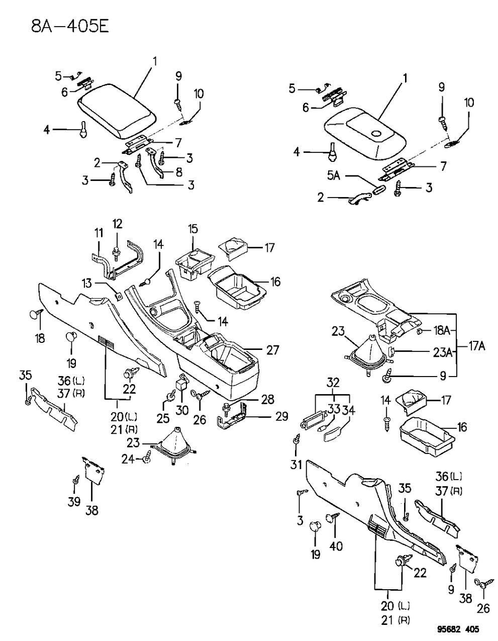 Mopar MR708107 Holder, Console Box Cup