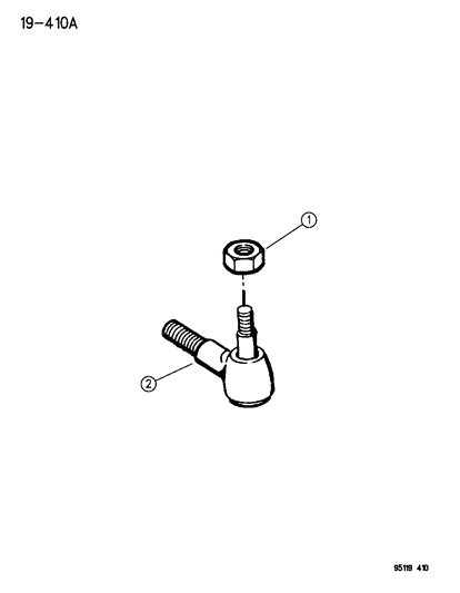 1995 Dodge Neon Tie Rod Ends Diagram