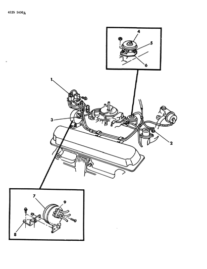 1984 Chrysler Laser EGR System Diagram 6